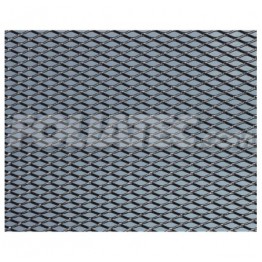 ALU RACE GRILLE  MEDIUM-MESHED  NEGRA 1 PIECE  20 X 120 CM