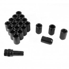 KIT 20 TUERCAS CORTAS NEGRA