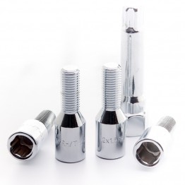 KIT TORNILLO ANTIRROBO ALLEN CROMO