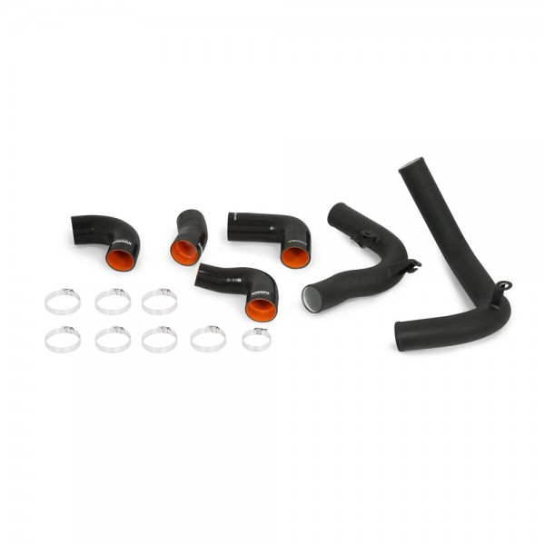 Volkswagen MK7 GTI/Golf R Intercooler Pipe Kit, 2015+, Wrinkle Black